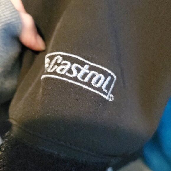 Black Waterproof Castrol Coat with Zip off hood XXL - Picture 6 of 8